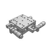 ZD60DN - XY axis linear roller type sliding table thin precision micro split drive type