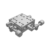 ZD60EN - XY axis linear roller type slide table thin precision feed screw driven type