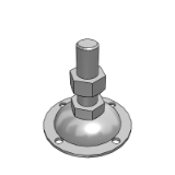 LF01BD - Stamping foot cup - with positioning hole