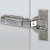 Intermat 9936P for profile doors, Thick Door Hinge - Intermat 9936P for profile doors, Thick Door Hinge