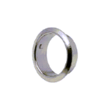 Rosette for lever cylinder Nickel plated - Rosette for lever cylinder Nickel plated