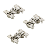 Centre hinge set with adjustable reveal and pivot point, for screwing on - Centre hinge set with adjustable reveal and pivot point, for screwing on