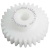 ZG/ZPG 0.5 - Plastic spur gear - Machined Delrin - Module 0.5