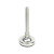 PRS80 - Swivel levelling solid foot - Stainless steel - Ø80 - Load 30, 000N