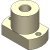 W300FRI-02 - Trapezoidal lead screw nuts with flange