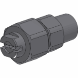 V - Mountain fan-shaped nozzle / Three-set type