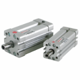 Serie *A/19X000 + Befestigungen und Zubehör - Compact cylinder, Magnetic piston, single acting