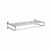 A0470T - Bath towel rack with towel holder, centre distance 60 cm