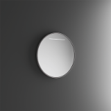 SPALATO EASY ROUND - Éclairage LED avant horizontal. Miroir ROND avec cadre en résine