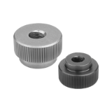 K0139 - Knurled nuts quick-acting steel or stainless steel