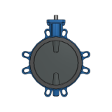 BOAX-B Bareshaft Valve - Centred disc butterfly valves with AMRING elastomer liner