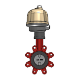 BOAX SF with Actelec AQ AQL - Centred disc butterfly valves with elastomer liner for Building services