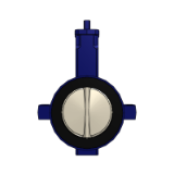 KE Elastomer Bareshaft Valve - Centred-disc Butterfly Valve Elastomer Liner