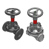 SISTO-16/-20 - Maintenance-free Flanged Ends Diaphragm Valve