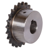 MAE-KR-KRF-08B-1-C45 - Sprockets KRF, Teeth Hardened, Ready-to-install, ISO 08 B-1, Pitch 1/2 x 5/16“