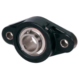 MAE-K-FLL-TUCFL-SW - Ball Flange Bearings TUCFL, Thermoplastic Housing black with Stainless Steel Bearing