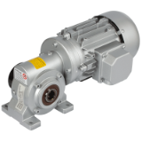 MAE-GETR-MOTOR-RH-180W - Worm Geared Motors RH with One-Stage Worm Gears and Hollow Shafts, Motor data 180 Watt / 1400 1/min., Ratio 7:1 to 80:1