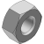 DIN EN ISO 4032 - Hex nut, 8.8 VZ