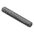 MTSRA, MTSBRA, RMTSRA - Lead Screw One End Stepped Right-Hand Screw 1045 Carbon Steel