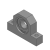 BGHFB-C, BGHF-C, BGHFA-C, BGHFSA-C, BGHFS-C - Bearings with Housings - T-Shaped - h Configurable, C Chamfered