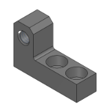 AJLCTY, AJLCTYM, AJLCTYS, AJLCSTY, AJLCSTYM, AJLCSTYS - Locating Screw Stopper Blocks - L-Shaped Widthways Adjustable Type - Coarse Thread