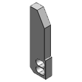 RLAR, RLAL - Rough Guides - Plate - Angle Configurable with Vertical Mounting Holes