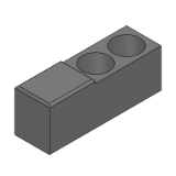 SL-UKUBT, SL-UKU2BT - Precision Cleaning Locators - Both Axes Inclined, Two Holes