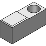 UKSB, UKCB, UKUB, UKS2B, UKC2B, UKU2B - Locator Both Axes Inclined One-Hole Type, R/L Set