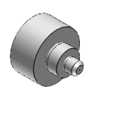 KJPGDZ, KJPGDHZ - Slot Pins for Inspection Jigs - Stepped Straight - Handle Length (Z) Selectable