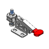 MC01-6, MC01-S6 - Toggle Clamps - Hold Down, Horizontal Handle (Flange Base)