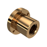 Ready-to-install Red Brass Flange Nut - TGM-EFM