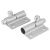 03102-10 - Barra di bloccaggio con molla di ritorno in alluminio, barra di bloccaggio a sinistra o destra