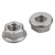 07217 - Hexagon nuts with flange EN 1661