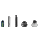 Thrust screws and thrust pads - inch