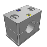 Tube clamps series A (Light construction series), DIN 3015-1