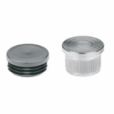 Round tube sealing plug - Round tube sealing plug