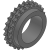 06B-2 (9,525 x 5,72 mm) - Kettenräder für Taper-Spannbuchsen (DIN 8187 ISO/R 606)