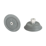 Flat Suction Cups SHFN - SHFN 70 NK-45 G1/4-IG E