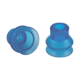 Bellows Suction Cups FGA PVC (1.5 Folds)