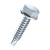 DIN 7504 K - FN 6016 - verzinkt blau - Self-drilling screws with tapping screw thread, form Z