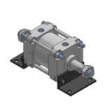 Prodotto fuori produzione : CA2W/CDA2W - Cilindro pneumatico/tipo standard: Doppio effetto, stelo passante: Questo prodotto è stato sospeso.