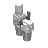 AC_D-B - Filter Regulator + Mist Separator