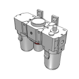 AC-D - Air Filter + Regulator + Lubricator