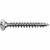 universal screw - full thread, raised countersunk head, cross recess Z, 4CUT,  WIROX