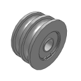 CDXAC - 惰轮-圆皮带用惰轮-双联型
