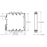 100028620 - Isolating switching amplifier, 4-channel