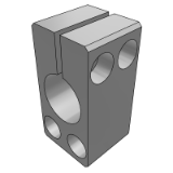 OCD01_12 底座用方形支架-简易型-通孔型/螺孔型