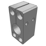 OCE01_12 底座用方形支架-螺栓反向型-通孔型/螺孔型