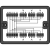 899-631/100-000 - Verteilerbox Verteilung Dreh- auf Wechselstrom (400 V / 230 V) Durchgang 5-polig 6 Ausgänge 3-polig Kodierung A