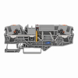 2206-1681/1000-413 - 2-conductor fuse terminal block, for automotive blade-style fuses, with test option, with push-button, with blown fuse indication by LED, 24 V, for DIN-rail 35 x 15 and 35 x 7.5, 6 mm², Push-in CAGE CLAMP®